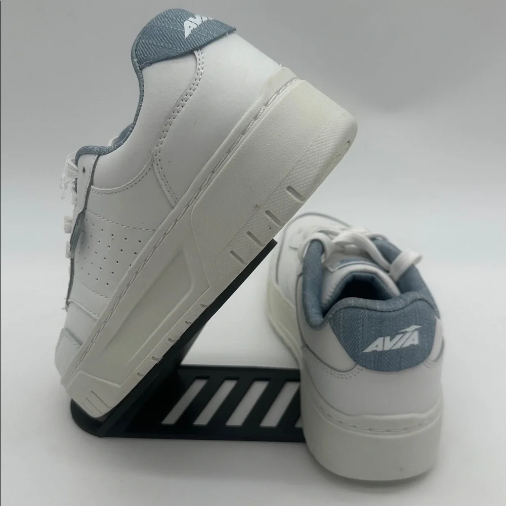 Avia Platform Court Classic Sneakers Women's 6.0 White Lace Up